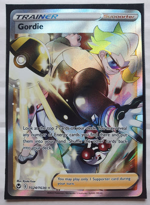 Pokemon - Gordie *Ultra Rare* Silver Tempest TG24/TG30