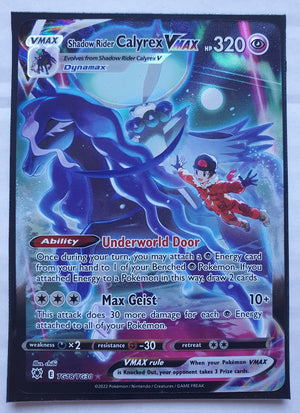 Pokemon - Shadow Rider Calyrex VMAX *Ultra Rare* Astral Radiance TG18/TG30