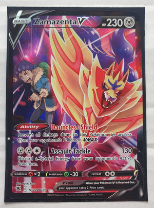 Pokemon - Zamazenta V *Ultra Rare* Astral Radiance TG22/TG30