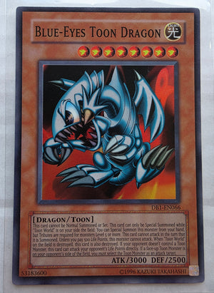 Yugioh - Blue-Eyes Toon Dragon *Super Rare* DB1-EN066