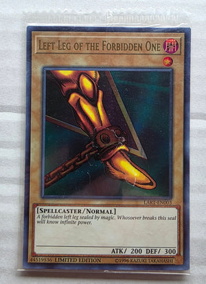 Yugioh - Left Leg of the Forbidden One *Ultra Rare* LART-EN003 (Factory Sealed)