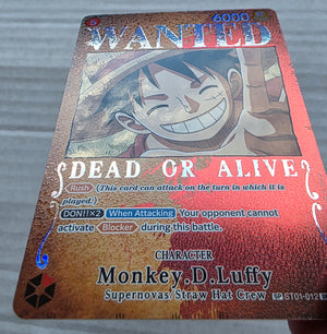One Piece - Monkey.D.Luffy (WANTED Poster) ST01-012