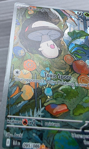 Pokemon - Foongus *Illustration Rare* Black Bolt 095/086