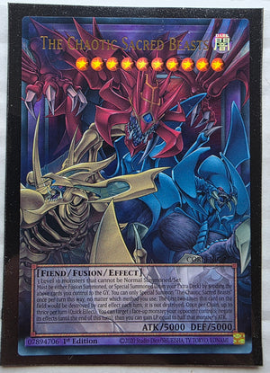 Yugioh - The Chaotic Sacred Beasts [Extended Art] *Ultra Rare* CORI-EN029 (NM)