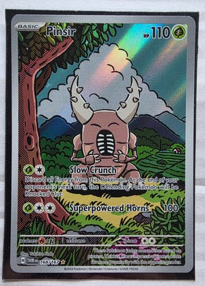 Pokemon - Pinsir *Illustration Rare* Twilight Masquerade 168/167 (LP)