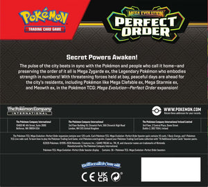 Pokemon - Perfect Order Booster Box Case (ME03)