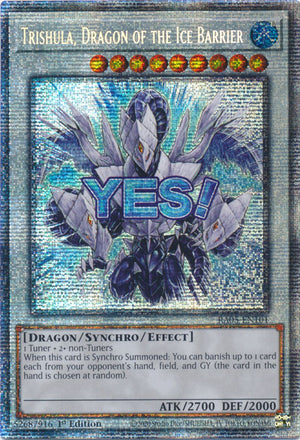 Yugioh - Trishula, Dragon of the Ice Barrier *Select Rarity* RA05-EN101 (NM)