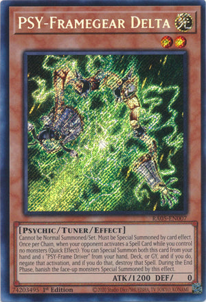 Yugioh - PSY-Framegear Delta *Select Rarity* RA05-EN007 (NM)