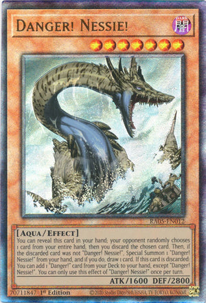 Yugioh - Danger! Nessie! *Select Rarity* RA05-EN012 (NM)