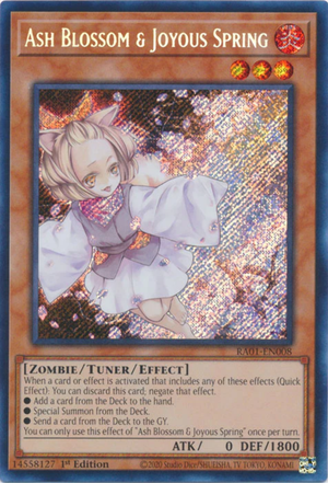 Yugioh - Ash Blossom & Joyous Spring *Select Rarity* RA01-EN008 (NM)