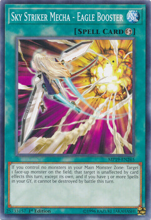 Yugioh - Sky Striker Mecha - Eagle Booster *Common* MP19-EN265 (NM)