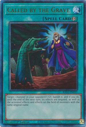 Yugioh - Called by the Grave *Select Rarity* RA01-EN057 (NM)