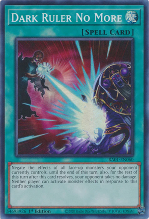 Yugioh - Dark Ruler No More *Select Your Rarity* RA01-EN060 (NM)