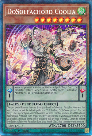 Yugioh - DoSolfachord Coolia *Select Rarity* RA05-EN018 (NM)