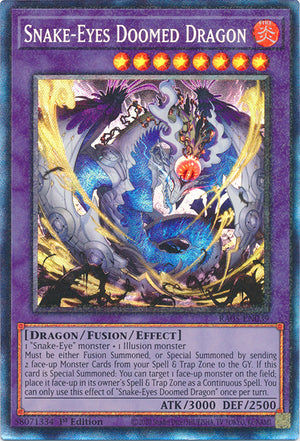 Yugioh - Snake-Eyes Doomed Dragon *Select Rarity* RA05-EN039 (NM)