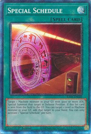 Yugioh - Special Schedule *Select Rarity* RA05-EN060 (NM)