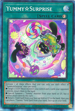 Yugioh - Yummy☆Surprise *Select Rarity* RA05-EN074 (NM)