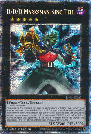 Yugioh - D/D/D Marksman King Tell *Select Rarity* RA05-EN047 (NM)