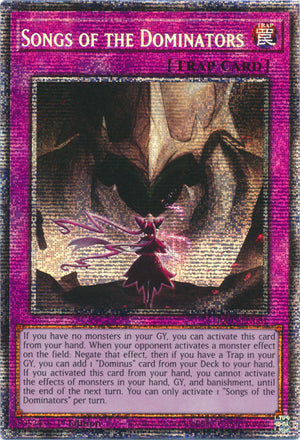 Yugioh - Songs of the Dominators *Select Rarity* RA05-EN081 (NM)