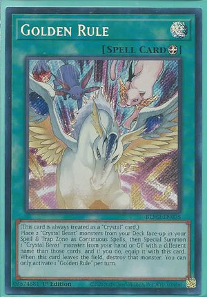 Yugioh - Golden Rule *Secret Rare* BLMR-EN035 (NM/M)
