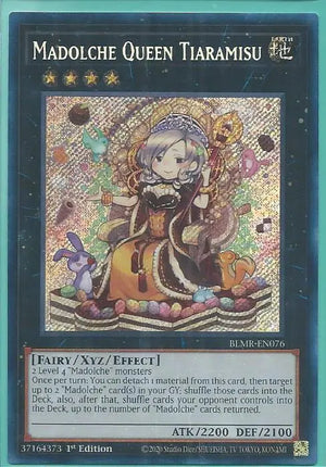 Yugioh - Madolche Queen Tiaramisu *Secret Rare* BLMR-EN076 (NM/M)