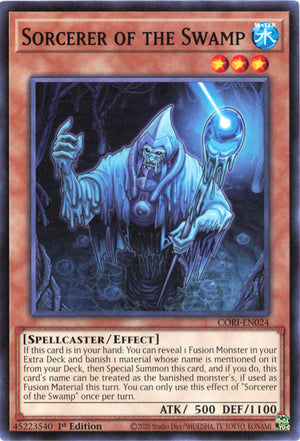 Yugioh - Sorcerer of the Swamp *Common* CORI-EN024 (NM)
