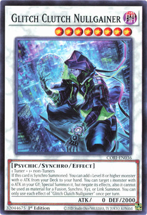Yugioh - Glitch Clutch Nullgainer *Common* CORI-EN036 (NM)