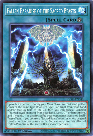Yugioh - Fallen Paradise of the Sacred Beasts *Common* CORI-EN048 (NM)
