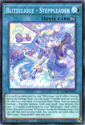 Yugioh - Blitzclique – Steppleader *Common* CORI-EN052 (NM)