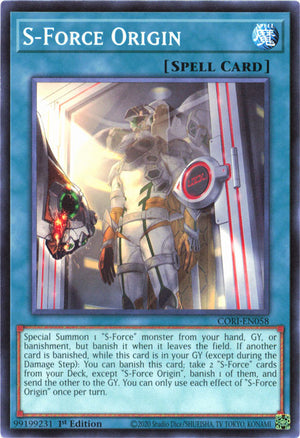 Yugioh - S-Force Origin *Common* CORI-EN058 (NM)
