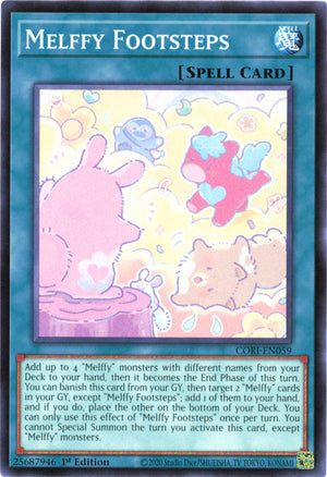 Yugioh - Melffy Footsteps *Common* CORI-EN059 (NM)