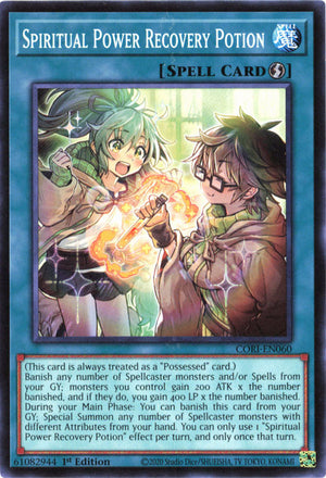 Yugioh - Spiritual Power Recovery Potion *Common* CORI-EN060 (NM)