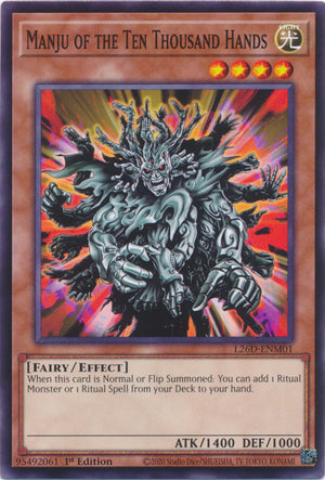 Yugioh - Manju of the Ten Thousand Hands *Common* L26D-ENM01 (NM)