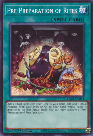 Yugioh - Pre-Preparation of Rites *Common* L26D-ENM11 (NM)