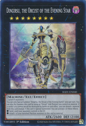Yugioh - Dingirsu, the Orcust of the Evening Star *Select Rarity* RA01-EN040 (NM)