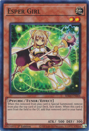 Yugioh - Esper Girl *Select Rarity* RA04-EN006 (NM)