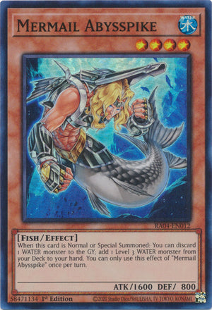 Yugioh - Mermail Abysspike *Select Rarity* RA04-EN012 (NM)