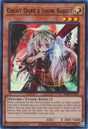 Yugioh - Ghost Ogre & Snow Rabbit *Select Rarity* RA04-EN015 (NM)