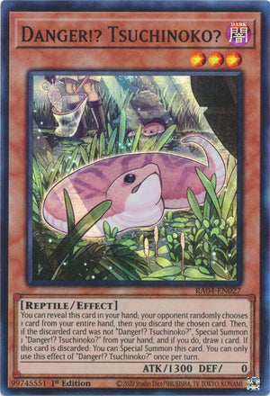 Yugioh - Danger!? Tsuchinoko? *Select Rarity* RA04-EN027 (NM)