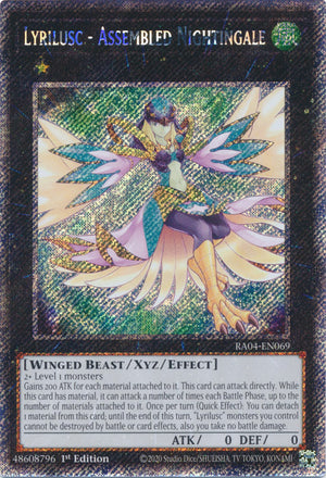 Yugioh -	Lyrilusc – Assembled Nightingale *Select Rarity* RA04-EN069 (NM)