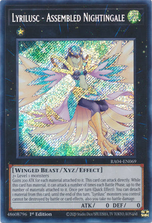 Yugioh -	Lyrilusc – Assembled Nightingale *Select Rarity* RA04-EN069 (NM)
