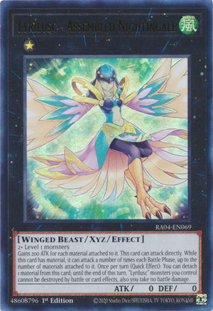 Yugioh -	Lyrilusc – Assembled Nightingale *Select Rarity* RA04-EN069 (NM)