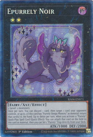 Yugioh -	Epurrely Noir *Select Rarity* RA04-EN071 (NM)