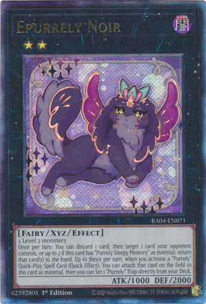 Yugioh -	Epurrely Noir *Select Rarity* RA04-EN071 (NM)