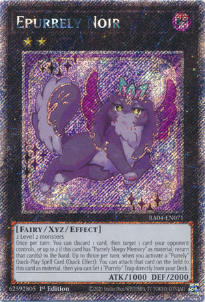 Yugioh -	Epurrely Noir *Select Rarity* RA04-EN071 (NM)
