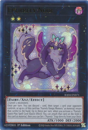 Yugioh -	Epurrely Noir *Select Rarity* RA04-EN071 (NM)