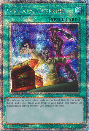 Yugioh -	Left Arm Offering *Select Rarity* RA04-EN086 (NM)