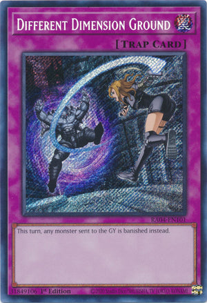 Yugioh -	Different Dimension Ground *Select Rarity* RA04-EN101 (NM)