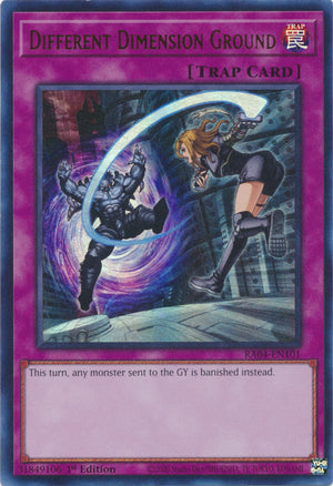 Yugioh -	Different Dimension Ground *Select Rarity* RA04-EN101 (NM)