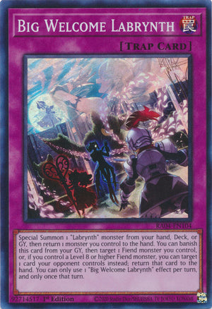 Yugioh - Big Welcome Labrynth *Select Rarity* RA04-EN104 (NM)